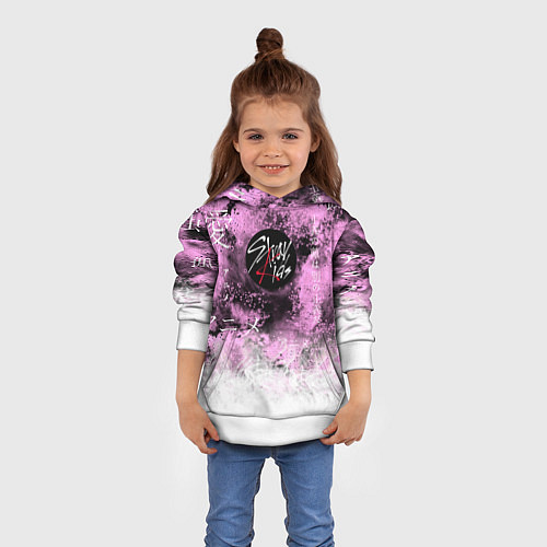 Детская толстовка Stray kids / 3D-Белый – фото 4