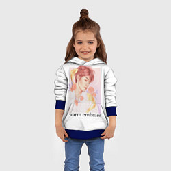 Толстовка-худи детская Nct taeyong, цвет: 3D-синий — фото 2