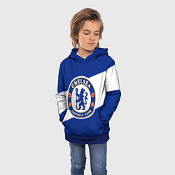 Толстовка-худи детская Chelsea SPORT, цвет: 3D-синий — фото 2