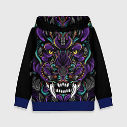 Толстовка-худи детская Царь Зверей, цвет: 3D-синий