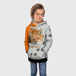 Толстовка-худи детская Фыр-Фыр, цвет: 3D-черный — фото 2