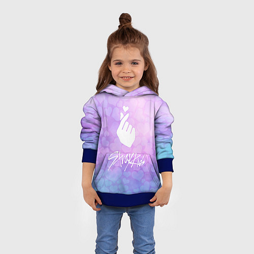 Детская толстовка Stray Kids / 3D-Синий – фото 4
