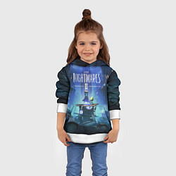 Толстовка-худи детская Little Nightmares 2, цвет: 3D-белый — фото 2