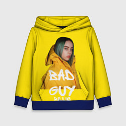 Толстовка-худи детская Billie Eilish Билли Айлиш, цвет: 3D-синий