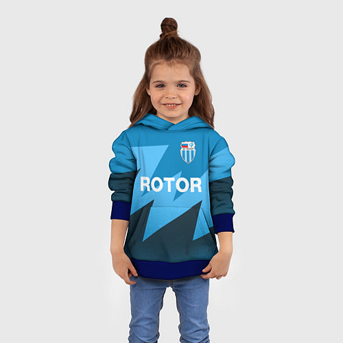 Детская толстовка РОТОР Волгоград / 3D-Синий – фото 4
