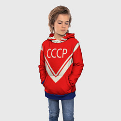 Толстовка-худи детская СССР хоккейная форма, цвет: 3D-синий — фото 2