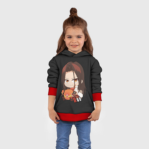 Детская толстовка Шаман Кинг / 3D-Красный – фото 4