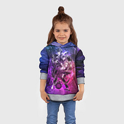 Толстовка-худи детская Дазай и Чуя, цвет: 3D-меланж — фото 2