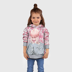 Толстовка-худи детская BTS, цвет: 3D-меланж — фото 2