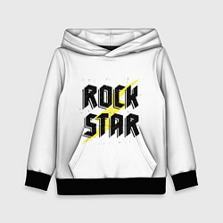 Толстовка-худи детская Rock star, цвет: 3D-черный