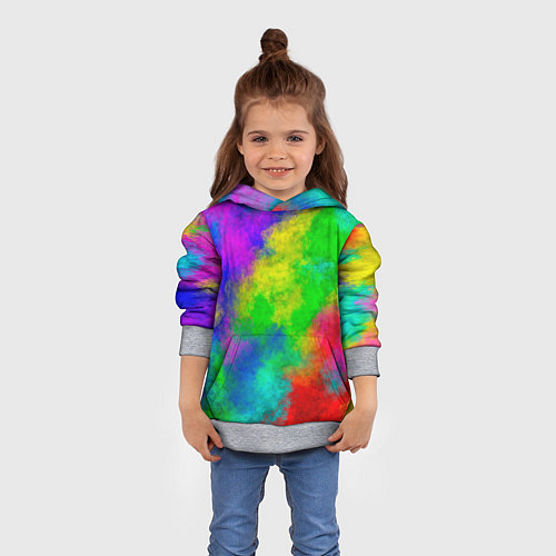 Детская толстовка Multicolored / 3D-Меланж – фото 4