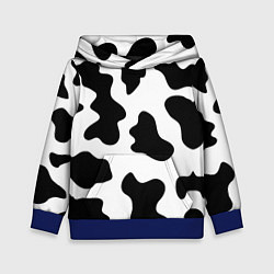 Толстовка-худи детская Му-му, цвет: 3D-синий