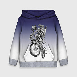 Толстовка-худи детская BMX, цвет: 3D-меланж