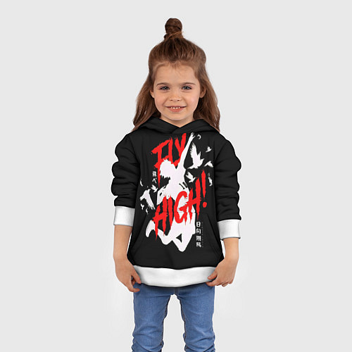 Детская толстовка Haikyuu Haikyu Haikuu ! / 3D-Белый – фото 4