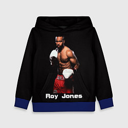 Толстовка-худи детская Roy Jones, цвет: 3D-синий