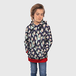 Толстовка-худи детская ЯТО БЕЗДОМНЫЙ БОГ, цвет: 3D-красный — фото 2