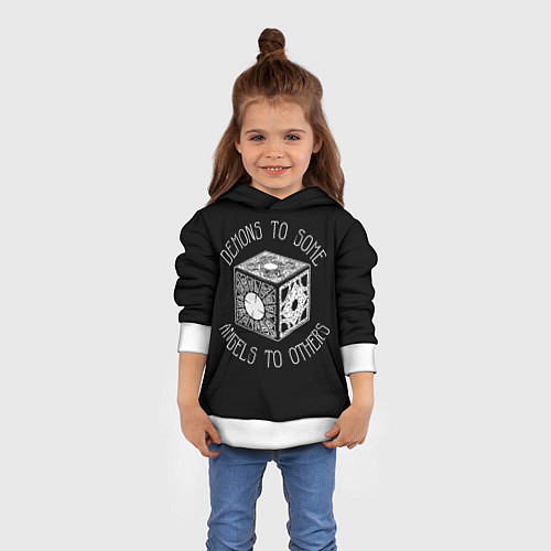 Детская толстовка Lemarshans box / 3D-Белый – фото 4