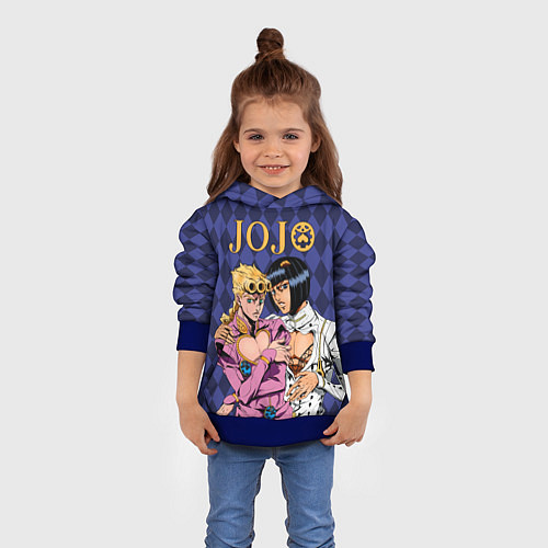 Детская толстовка JOJO / 3D-Синий – фото 4