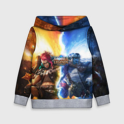 Толстовка-худи детская Mobile Legends Bang Bang, цвет: 3D-меланж