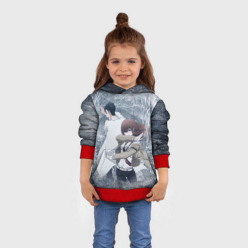 Детская толстовка Врата Штейна / 3D-Красный – фото 4