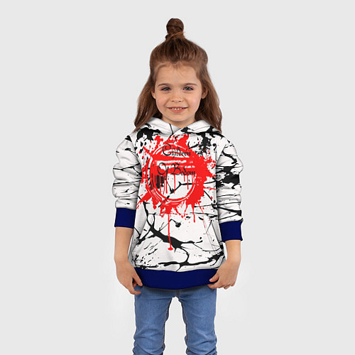 Детская толстовка Children of Bodom / 3D-Синий – фото 4