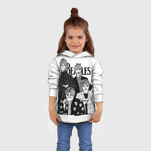 Детская толстовка THE BEATLES / 3D-Белый – фото 4