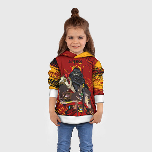 Детская толстовка Hades - Аид / 3D-Белый – фото 4