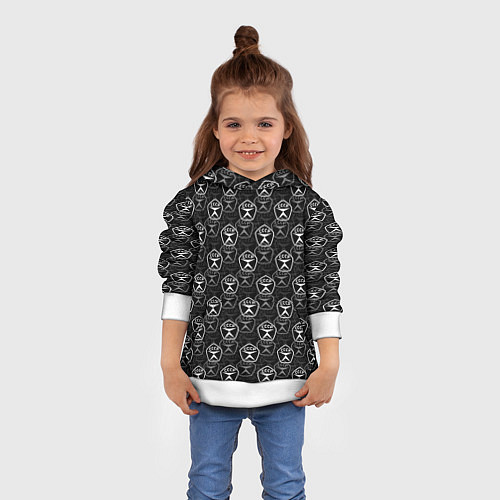 Детская толстовка СССР ПАТТЕРН / 3D-Белый – фото 4