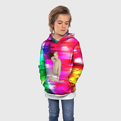 Толстовка-худи детская Ваня Дмитриенко, цвет: 3D-белый — фото 2