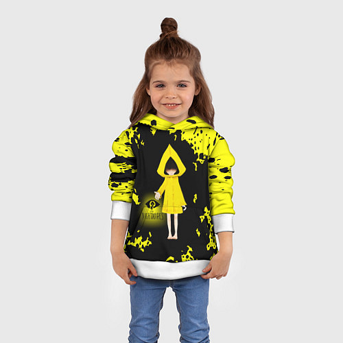 Детская толстовка Little NightmaresШестая / 3D-Белый – фото 4