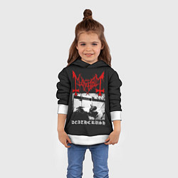 Толстовка-худи детская Mayhem, цвет: 3D-белый — фото 2
