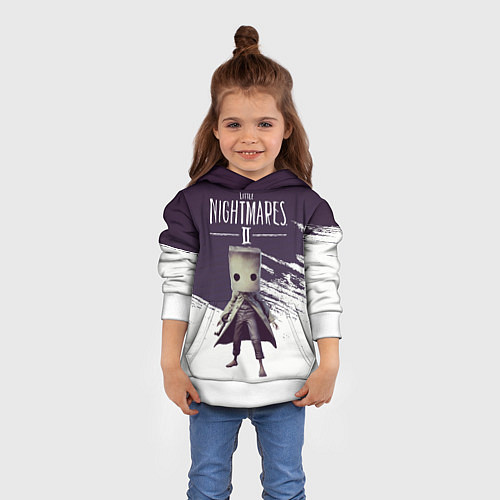 Детская толстовка Mono / 3D-Белый – фото 4