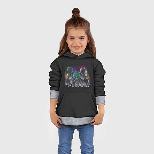 Детская толстовка Daft Punk / 3D-Меланж – фото 4