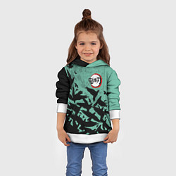 Толстовка-худи детская DEMON SLAYER KIMETSU NO YAIBA, цвет: 3D-белый — фото 2