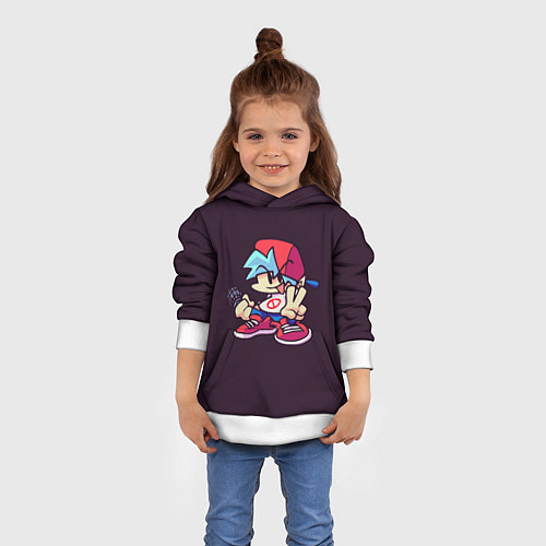 Детская толстовка Boyfriend / 3D-Белый – фото 4