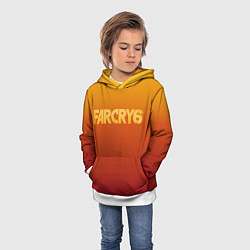 Толстовка-худи детская FarCry6, цвет: 3D-белый — фото 2