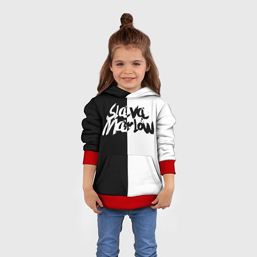 Детская толстовка SLAVA MARLOW 6 / 3D-Красный – фото 4