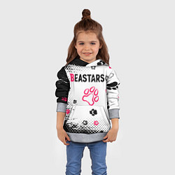 Толстовка-худи детская Выдающиеся звери Beastars, цвет: 3D-меланж — фото 2