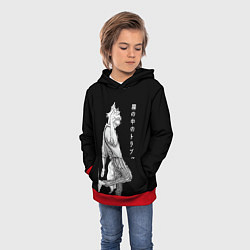 Толстовка-худи детская Выдающиеся звери Легоси, цвет: 3D-красный — фото 2