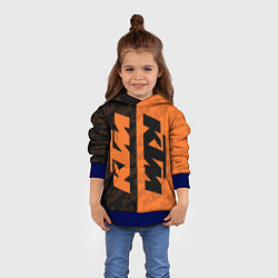 Толстовка-худи детская KTM КТМ Z, цвет: 3D-синий — фото 2