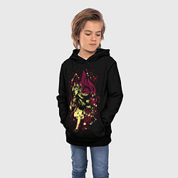 Толстовка-худи детская GENSHIN IMPACT, ХУ ТАО, цвет: 3D-черный — фото 2