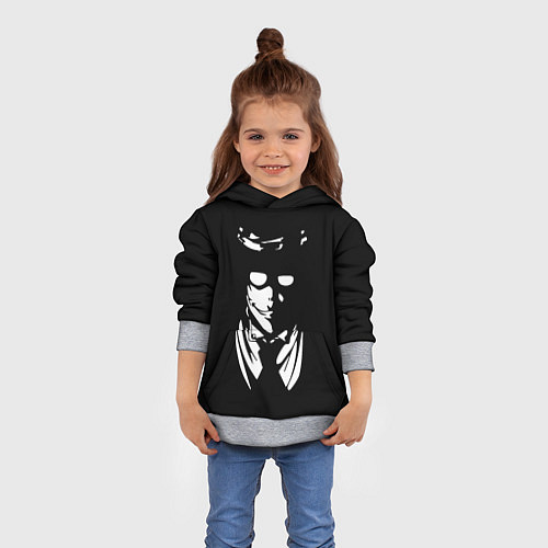Детская толстовка Hellsing / 3D-Меланж – фото 4