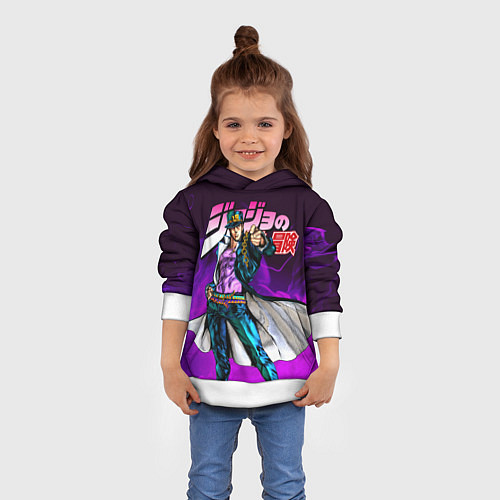Детская толстовка JOJOS BIZARRE ADVENTURE / 3D-Белый – фото 4
