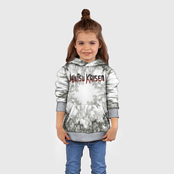 Толстовка-худи детская Магическая битва, цвет: 3D-меланж — фото 2