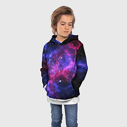 Толстовка-худи детская Distant space, цвет: 3D-белый — фото 2