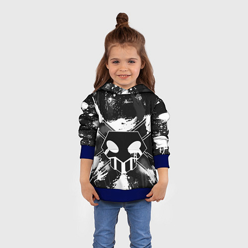 Детская толстовка БЛИЧ ШИНИГАМИ ЛОГО НА СПИНЕ / 3D-Синий – фото 4