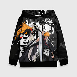 Толстовка-худи детская Bleach, цвет: 3D-черный
