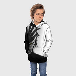 Толстовка-худи детская ИЧИГО ПУСТОЙ BLEACH, цвет: 3D-черный — фото 2