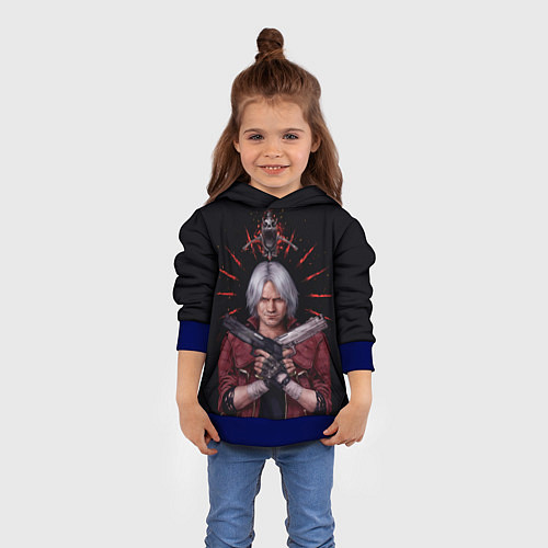 Детская толстовка Saint Dante / 3D-Синий – фото 4