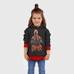 Толстовка-худи детская Эрл Симмонс DMX, цвет: 3D-красный — фото 2